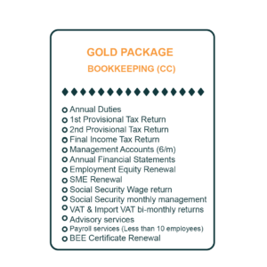 Bookkeeping Gold Package (CC)