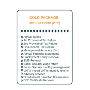 Bookkeeping Gold Package (PTY)